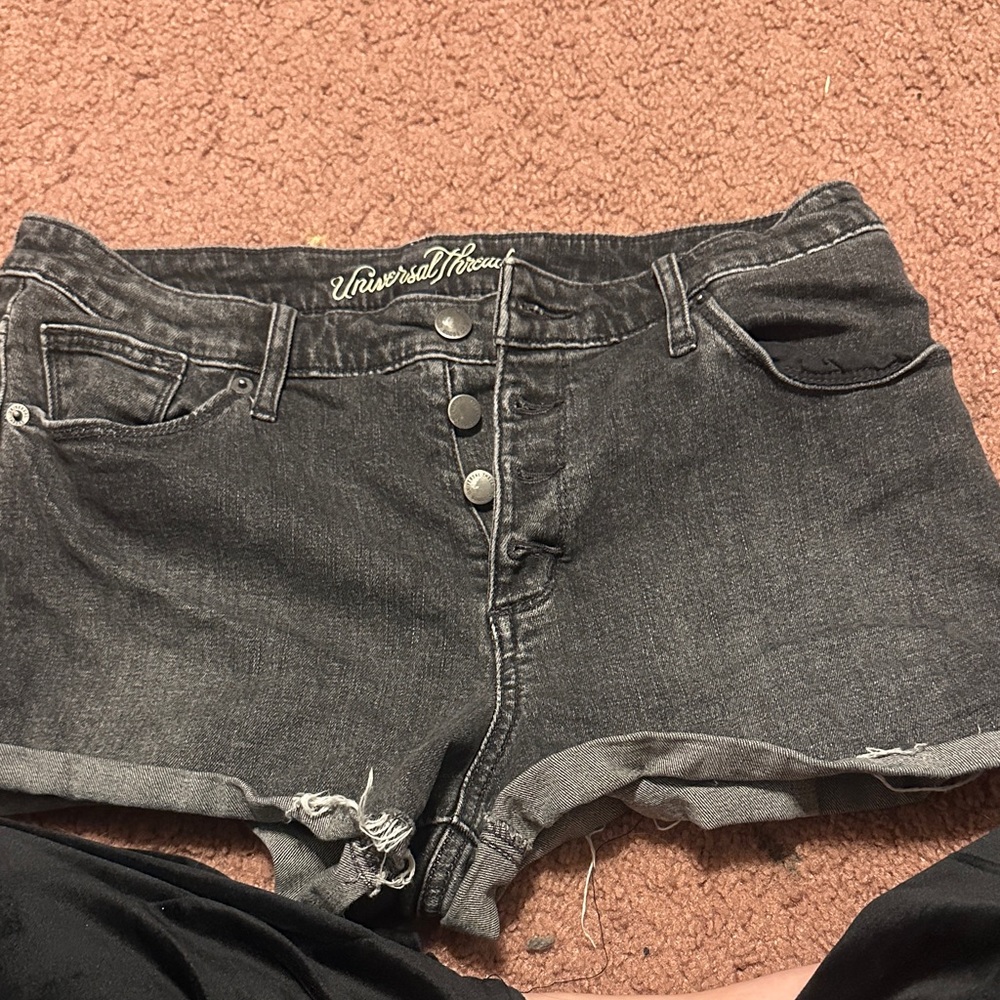 Universal Thread Women's Dark Gray Jean Shorts